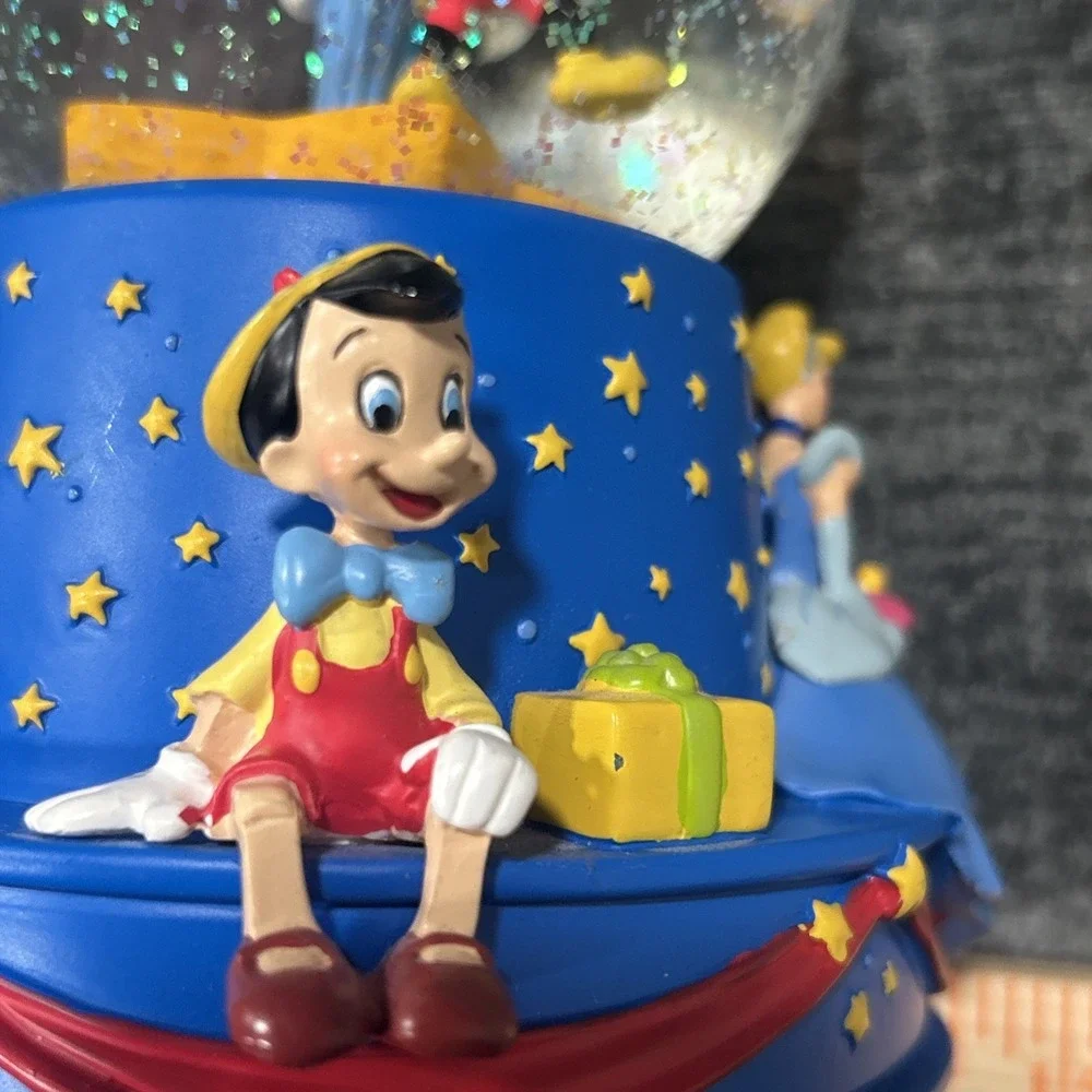 Hallmark Disney 100th Birthday Musical Snow Globe Limited Edition‎